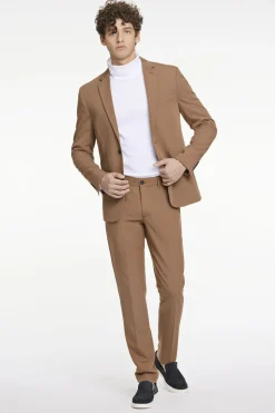 Fine twill stretch suit
