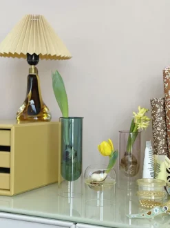 FLOWER TUBE, TALL TUBE, CYAN, 65200C