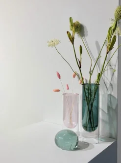 FLOWER TUBE, TALL TUBE, CYAN, 65200C