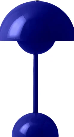 Flowerpot Portable Lamp VP9, Cobalt Blue, Magnetic Charger