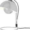 Flowerpot Table Lamp VP4, Chrome-Plated