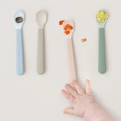 Foodie easy-grip babyske 3-pak Grøn