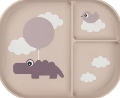 Foodie inddelt tallerken Happy clouds Pudder