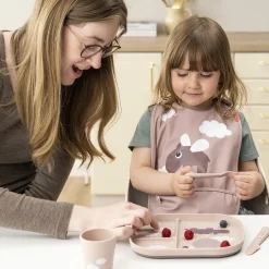 Foodie inddelt tallerken Happy clouds Pudder