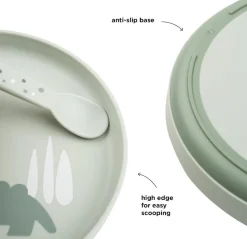 Foodie tallerken Croco Grøn