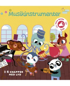 Forlaget ROOM2PLAY - Pegebog med lyd - Musikinstrumenter