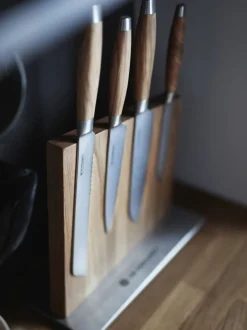 Forskærerkniv m/ oliventræsskaft 20cm