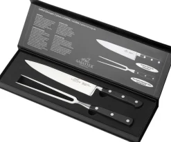 Forskærersæt Licorne 2 dele Stål/Sort