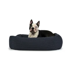 Fossflakes Hundeseng Blue pinstripe