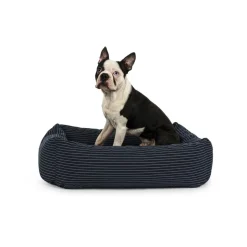 Fossflakes Hundeseng Blue pinstripe