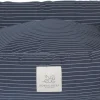 Fossflakes Hundeseng Navy Pinstripe