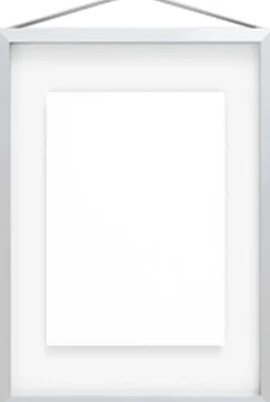 Frame, Brushed Aluminium, A4