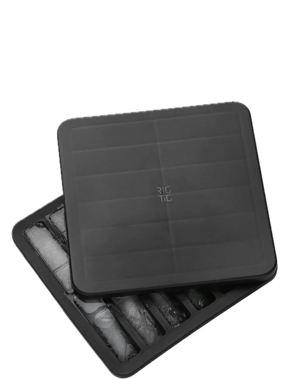 FREEZE-IT isterningbakke med låg H 2. 5 cm black