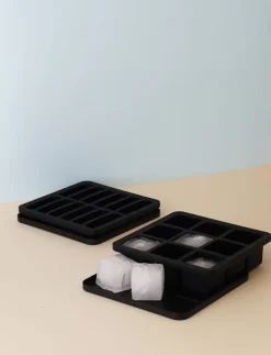 FREEZE-IT isterningbakke med låg H 2. 5 cm black