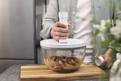 Fresh & Save BOWLS Vakuumskål L / 26 cm, Glas, Gennemsigtig