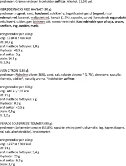 Gaveæske - Snacks & Wine