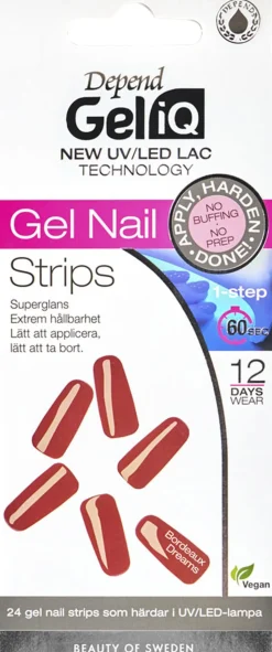 Gel iQ Gel Nail Strips Semi cured n