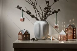 Gingerbread Juleophæng H5 brun 2 stk.