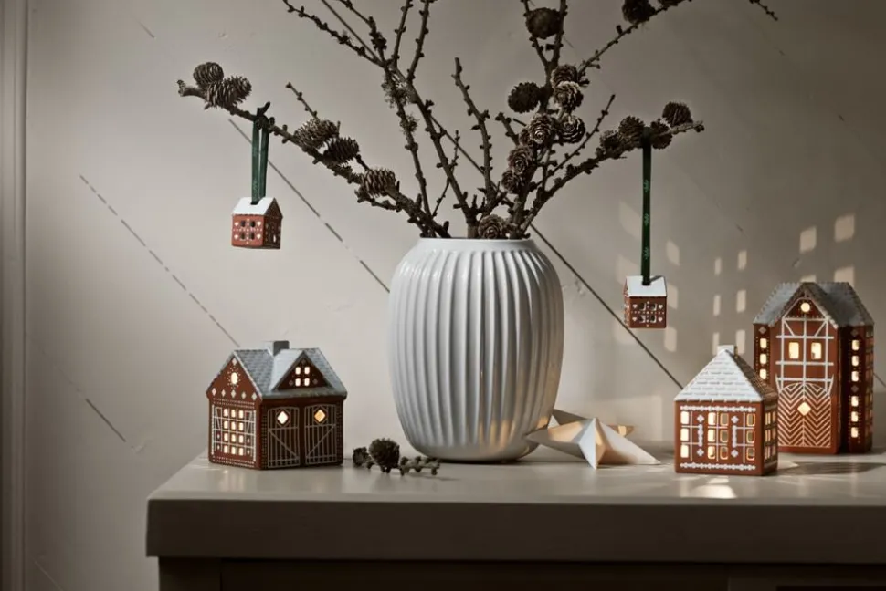 Gingerbread Juleophæng H5 brun 2 stk.