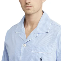 Gingham Poplin Long Sleep Set