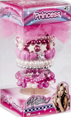 4-GIRLZ PERLEARMBÅND SÆT