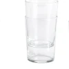 Glass-Set of 4 Large-Clear