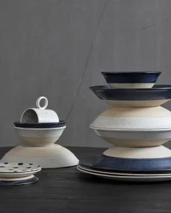 GRAINY soup plate, dark blue