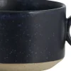 GRAINY tea cup w. handle, dark blue