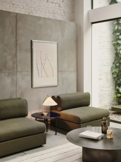 Gräshoppa Table Lamp, Fabric Shade, EU Base: Shiny Brass, Sh