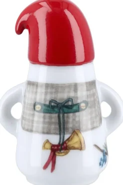 Hammershøi Christmas Nissefar Ø6 cm hvid m. deko