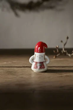 Hammershøi Christmas Nissemor Ø6 cm hvid m. deko