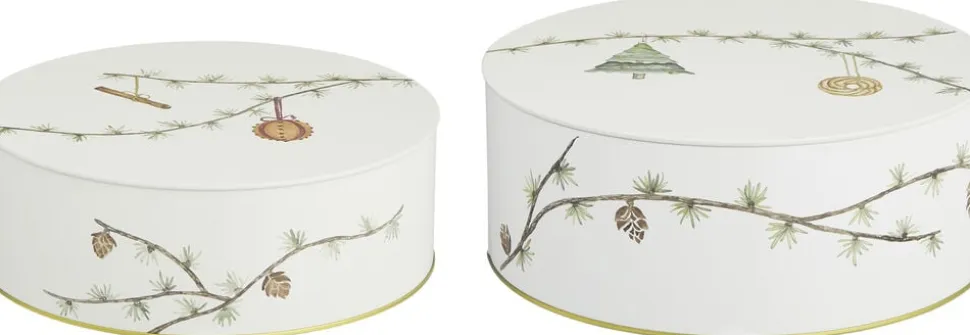 Hammershøi Juleopbevaringsdåse Ø20/Ø22 hvid 2 stk.