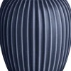 Hammershøi vase H10 Indigo