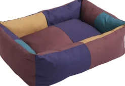 HAY Dogs Bed-Large-Burgundy, green