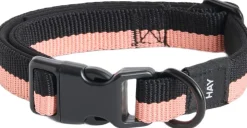 HAY Dogs Collar Flat-S/M-Pink, blac
