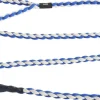 HAY Dogs Leash-Braided-Blue, off-wh