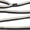 HAY Dogs Leash-Flat M/L-Black, whit
