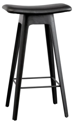 HC1 Black lacquer leather seat