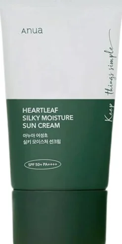 Heartleaf Silky Moisture Sun Cream SPF50+ PA++++