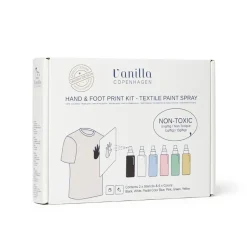 Hånd og fodaftryk - Tekstil spray