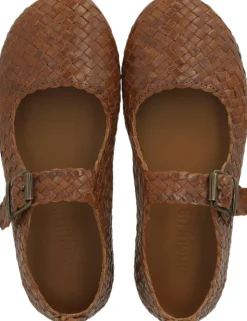 Håndflettet Mary Jane ballerina