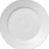 Hvid Halvblonde 19 cm. tallerken