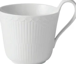 Hvid Riflet Halvblonde 33 cl. højhankskop