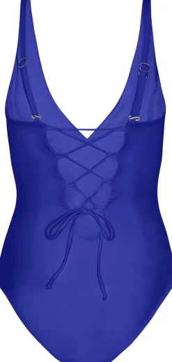 Java sculpt korset badedragt - Cartel Blue