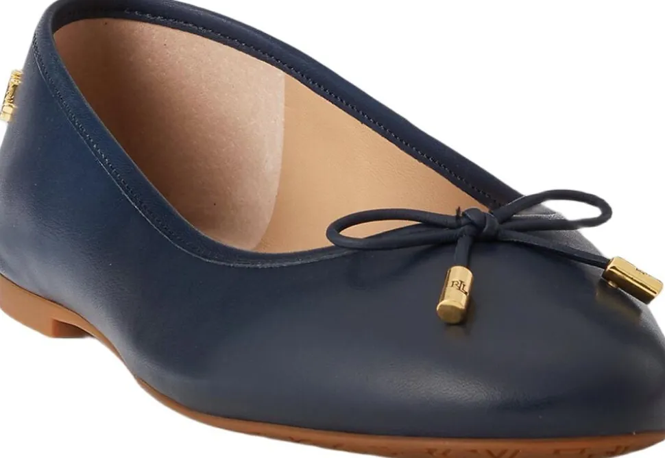 Jayna Nappa Leather Flat