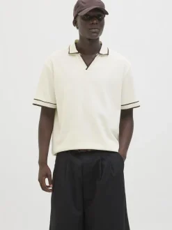 JORSUMMER SPLIT NECK POLO STYD SS25