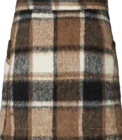 Jumbo check short skirt - Olympia