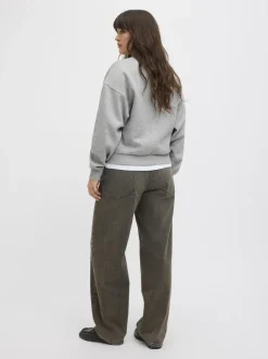 JXMERLE RLX SHORT LS CREW SWT LN