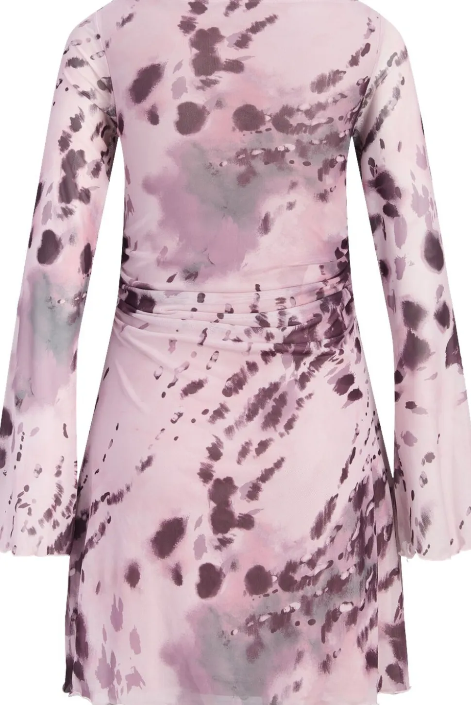 JXMINNA MESH LS DRESS WVN SN