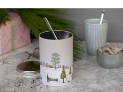 Kagedåse Vinter 10 x 14,5 cm Woodrose Metal